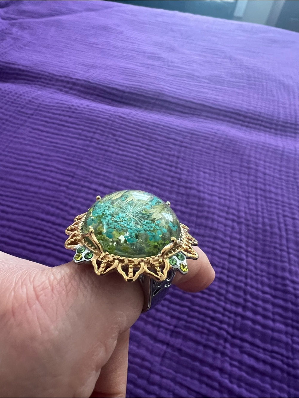 Alice Caviness like cocktail ring - Size 9